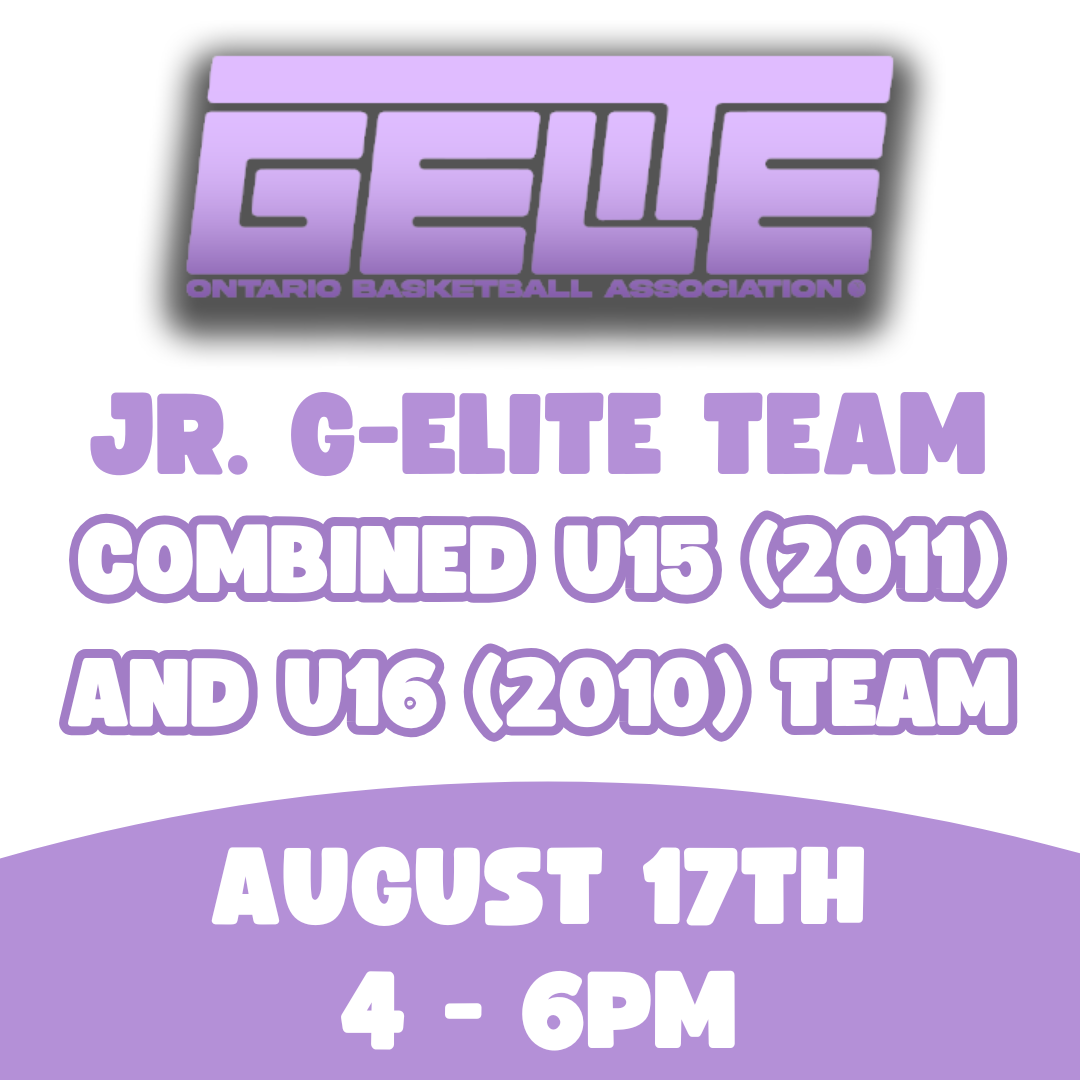G-Elite Jr. Team Tryouts (2025/26)