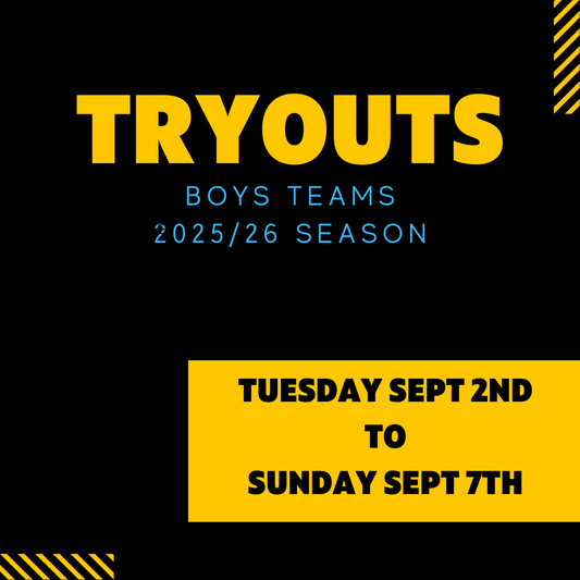 BOYS TEAM TRYOUTS - 2025/26 SEASON